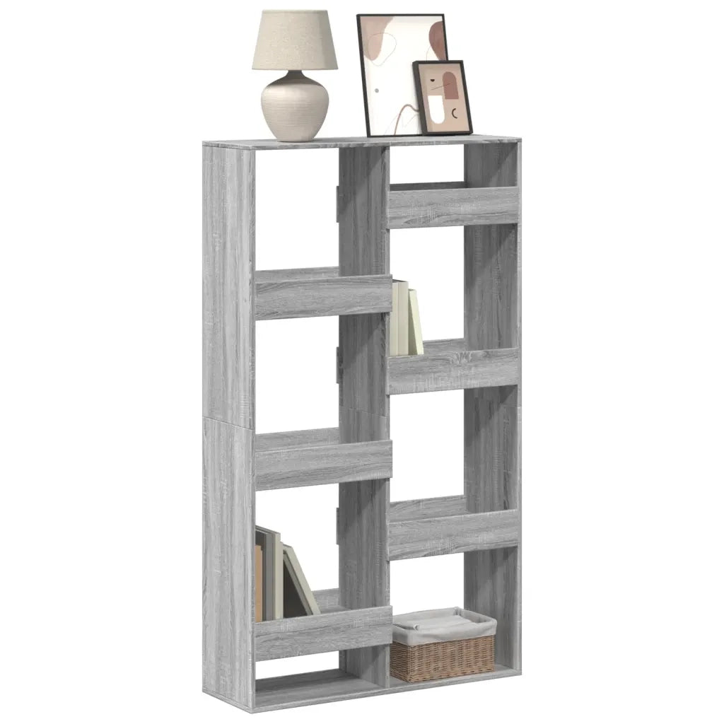 vidaXL Libreria Grigio Sonoma 100x33x175 cm in Legno Multistrato
