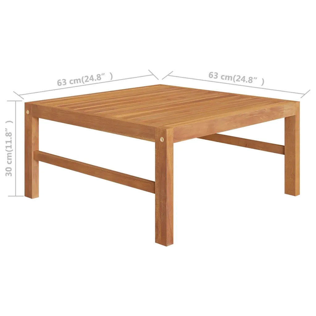 Salotto da Giardino-Set Divani Giardino 3 pz Cuscini Crema in Legno di Teak