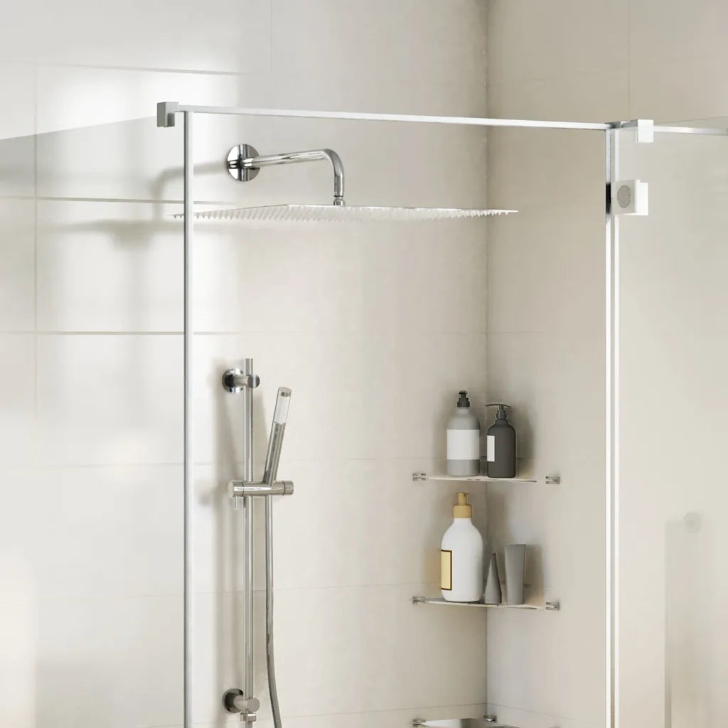 Testa Doccia a Pioggia in Acciaio Inox 304 50x50 cm Quadrata CFW4193473