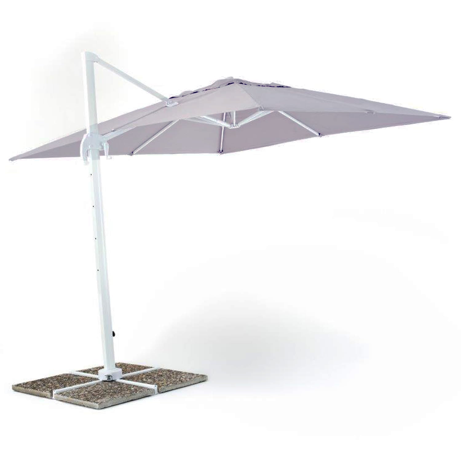 Marvin Telo Ricambio Per Ombrellone Palo Decentrato Giardino Senso 3X3 3X4 Copertura Esterno Grigio/3 X 4