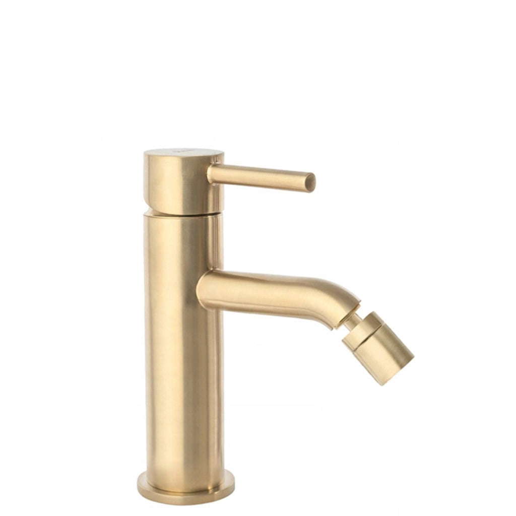 Rubinetto Da Bidet Rea Lungo Gold Brush