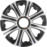 Modena ner/grig 14" set calotte auto in scatola