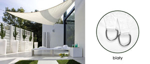 AIO FACTORY Vela Ombreggiante 3x3x3m Impermeabile Vela Ombreggiante da Giardino Bianca