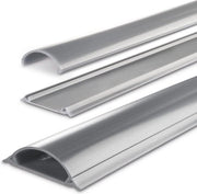 Gomma autoadesiva per cavi - 1 metro lunghezza - per 8 cavi - copertura cavi PVC semicircolare con striscia autoadesiva