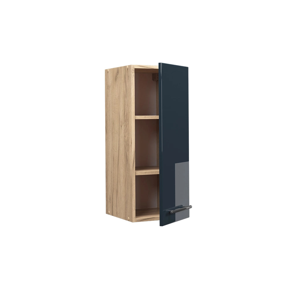Vicco Armadi da cucina Blu scuro lucido 30 cm