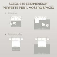 Tappeto Moderno Antiscivolo 230x160x0,7 cm Linee Geometriche in Poliestere Grigio