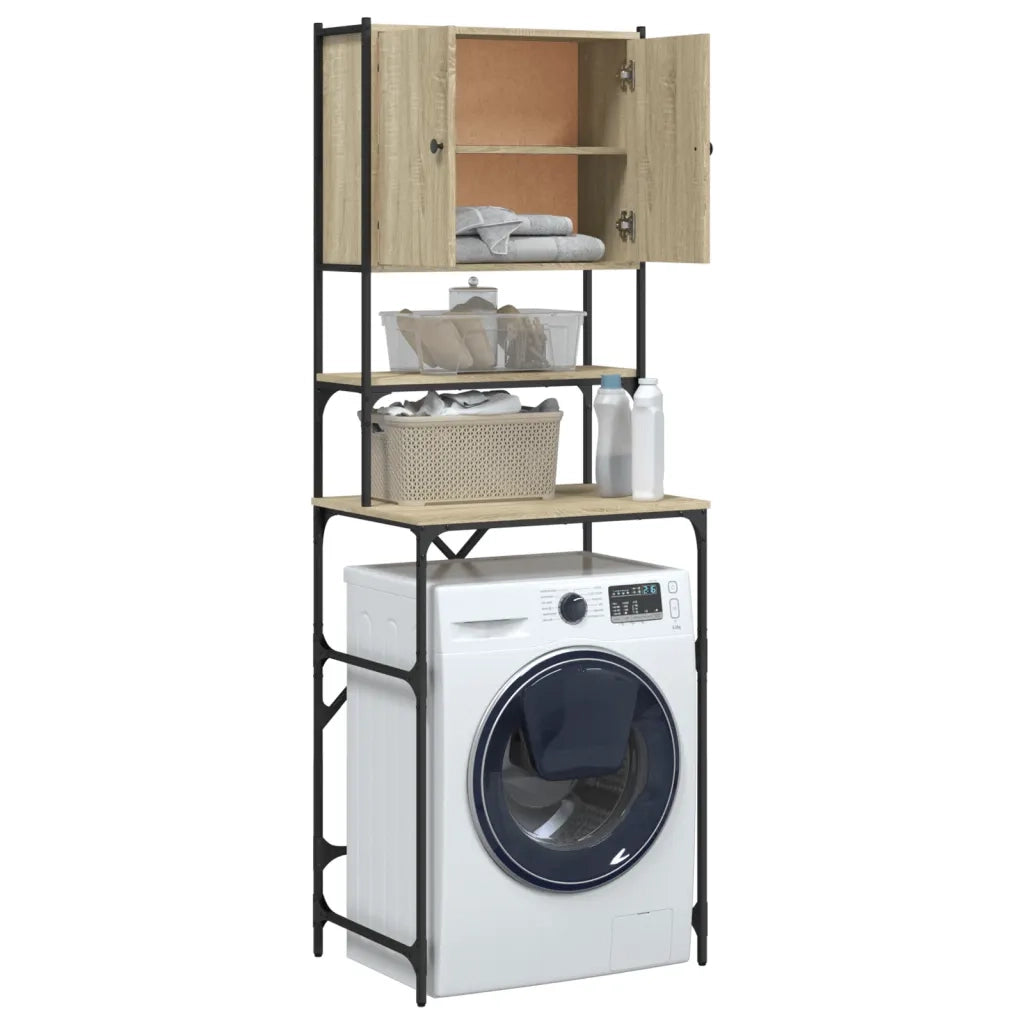 Mobile per Lavatrice Rovere Sonoma 68x48,5x194 cm CFW3727379