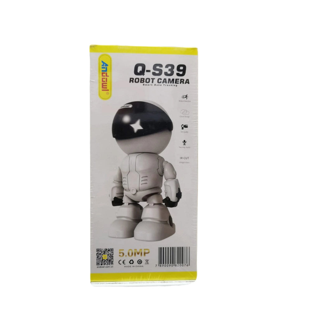 Trade Shop - Telecamera Ip Sorveglianza Robot Q-s39 5.0 Mp Robot Smart Camera 1080p Sicurezza -