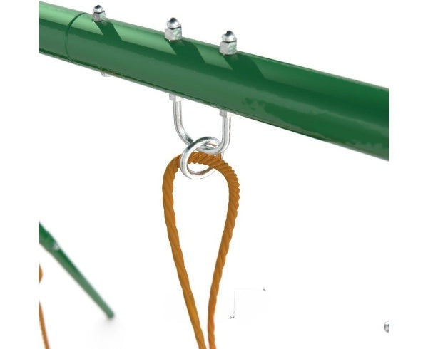 ALTALENA DA GIARDINO ACCIAIO 1 TIRO PER BAMBINI 3 - 10 ANNI CON SEDUTA SEMPLICE