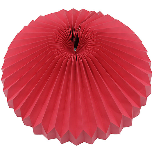 Copribase Albero di Natale 90 cm Rosso Decorazione Collare per Base Natalizia