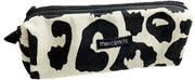 Etui con, etui per matite, etui con, la tasca per cartelle è piccola e carina e può essere utilizzata come borsa per giocattoli, borsa per chiavi, borsa per denaro (nero + beige)