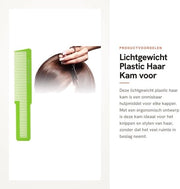 Kam per Capelli Uomo - Kam per Capelli - Kam per Capelli con Manico Leggero - Kam per Capelli con Punte - Kam per Capelli con Manico - Kam per Capelli con Punte per Capelli - Materiale Resistenente allo Shock - Kam per Capelli Professionale
