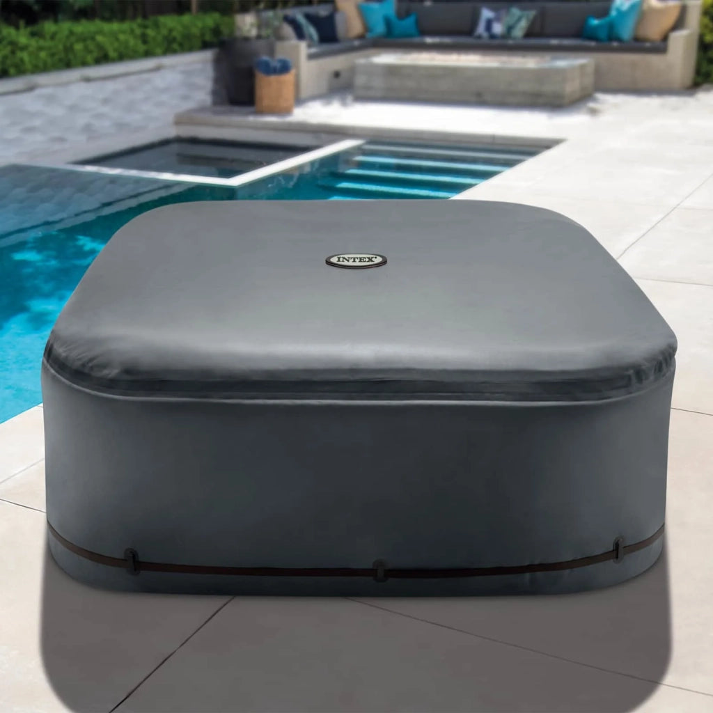 INTEX Copridoccia per Spa  Grigio Scuro 175 x 175 x 72 cm PVC 42035641