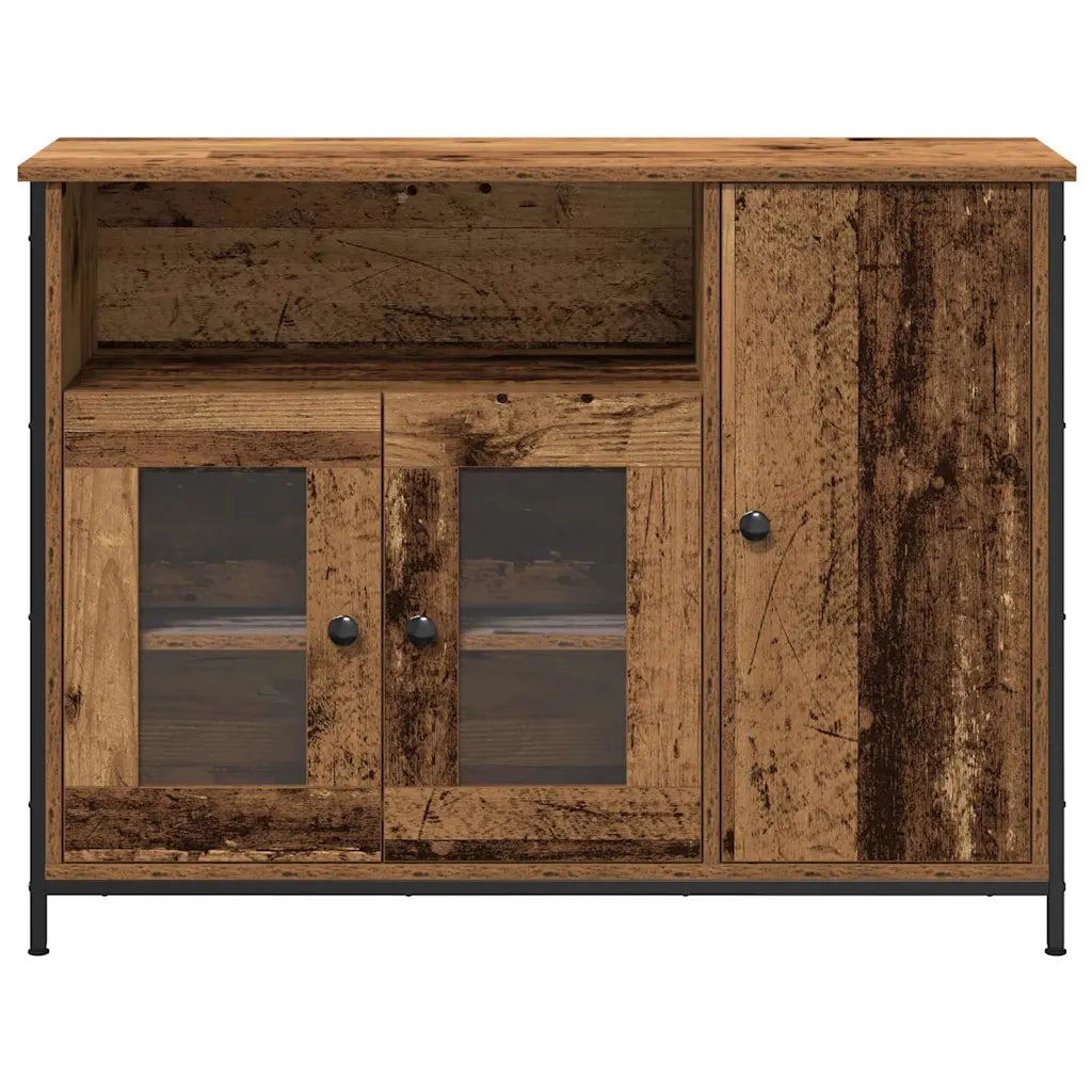 Credenza | Madia | Buffet da pranzo | Armadio da pranzo Legno vecchio 100 x 35 x 75 cm