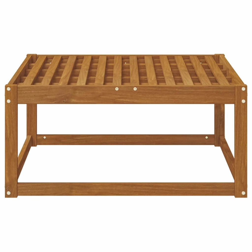 Sedia da giardino-Poggiapiedi da Esterno Naturale 79 x 79 x 37 cm 151277