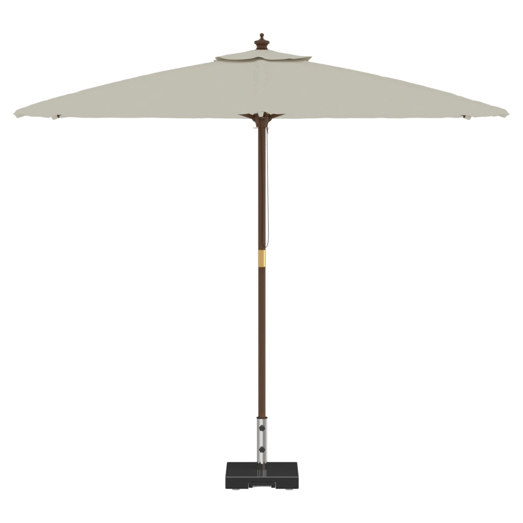 Base Ombrellone con Maniglia Granito Nero 29 kg Quadrata