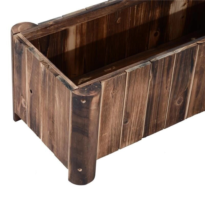 FIORIERA BOX RETTANGOLARE PER PIANTE  70 X 35 X 30 CM IN LEGNO DI ABETE