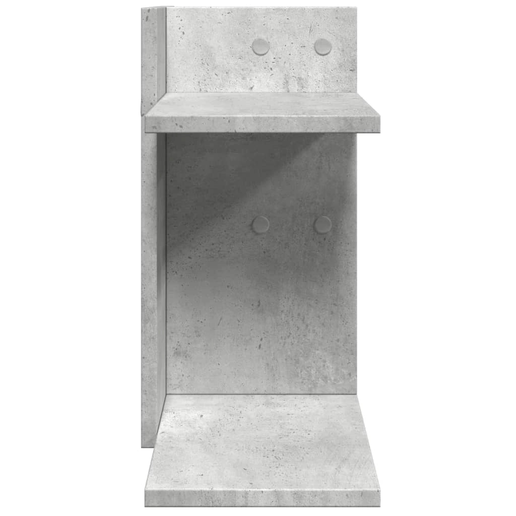 Mobiletto portaoggetti per ufficio 42 x 21,5 x 42 cm in legno ingegnerizzato Grigio cemento 02_0043565