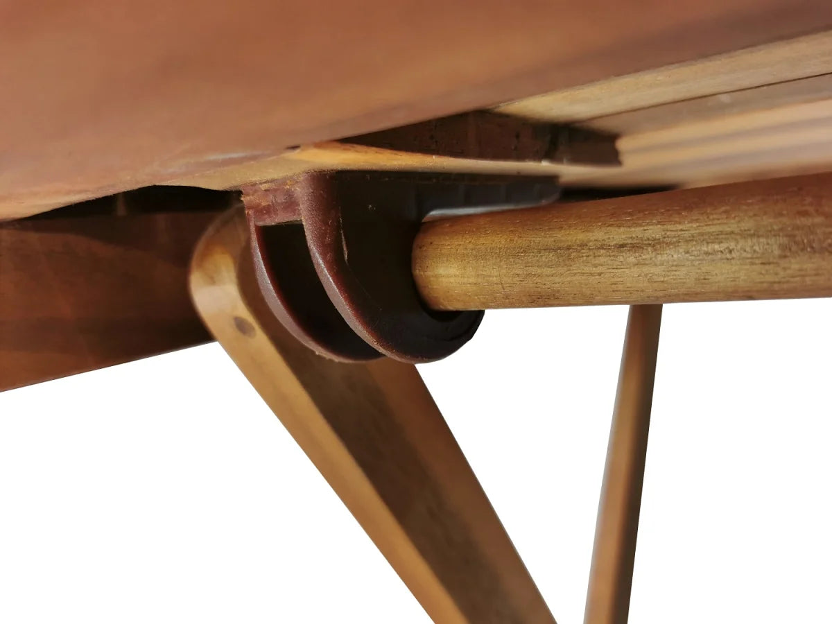 Set da balcone, set da bistrot, tavolo con 2 sedie, marrone