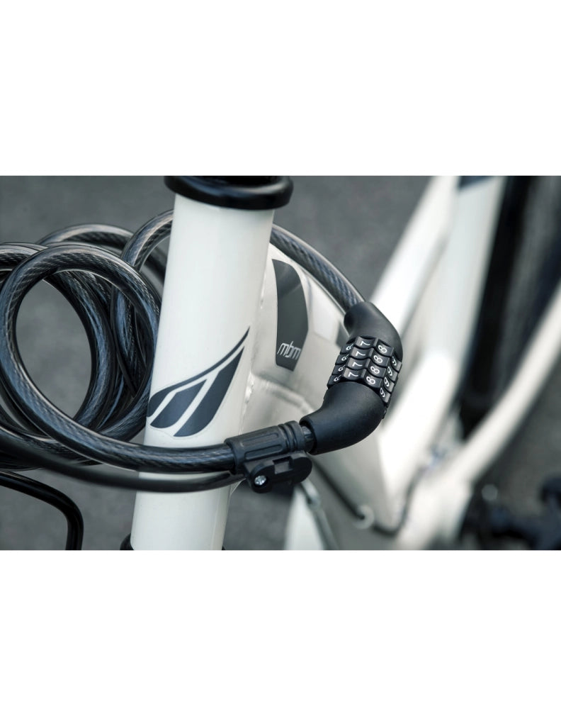 Antifurto a cavo Ø 10 mm, lunghezza 1,80 m, combinazione modificabile e supporto – THIRARD