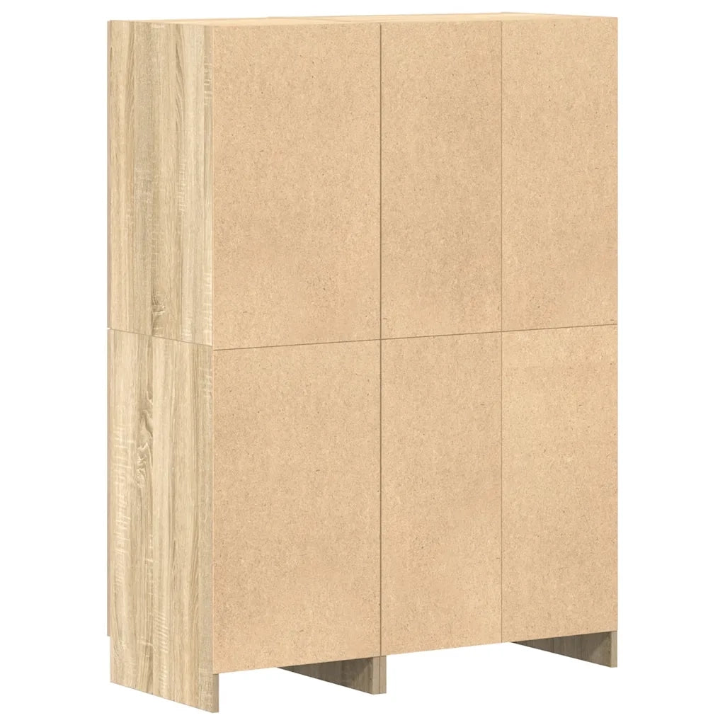 vidaXL Set di Mobili da Cucina 2 pz Rovere Sonoma in Truciolato