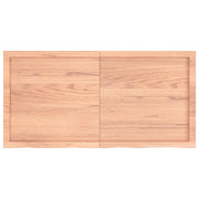 Ripiano Muro Marrone 120x60x(2-6) cm Massello Rovere Trattato 363699