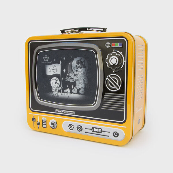 Lunch Box TV Retrò con Animazione