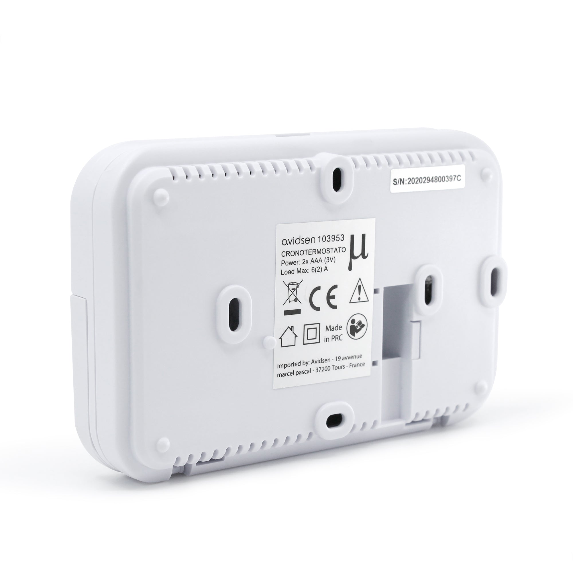 Cronotermostato Avidsen 103953 Programmabile Digitale con Programmazione Settimanale