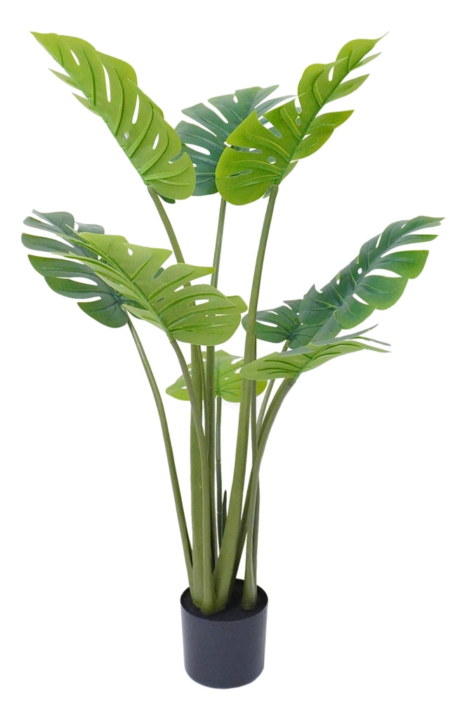Pianta Finta Da Interno Artificiale Grandi Varie Altezze 100/150/180 Cm Artificiali Vari Modelli Modellabili Decorazioni Casa Ufficio - Monstera - Altezza 100cm