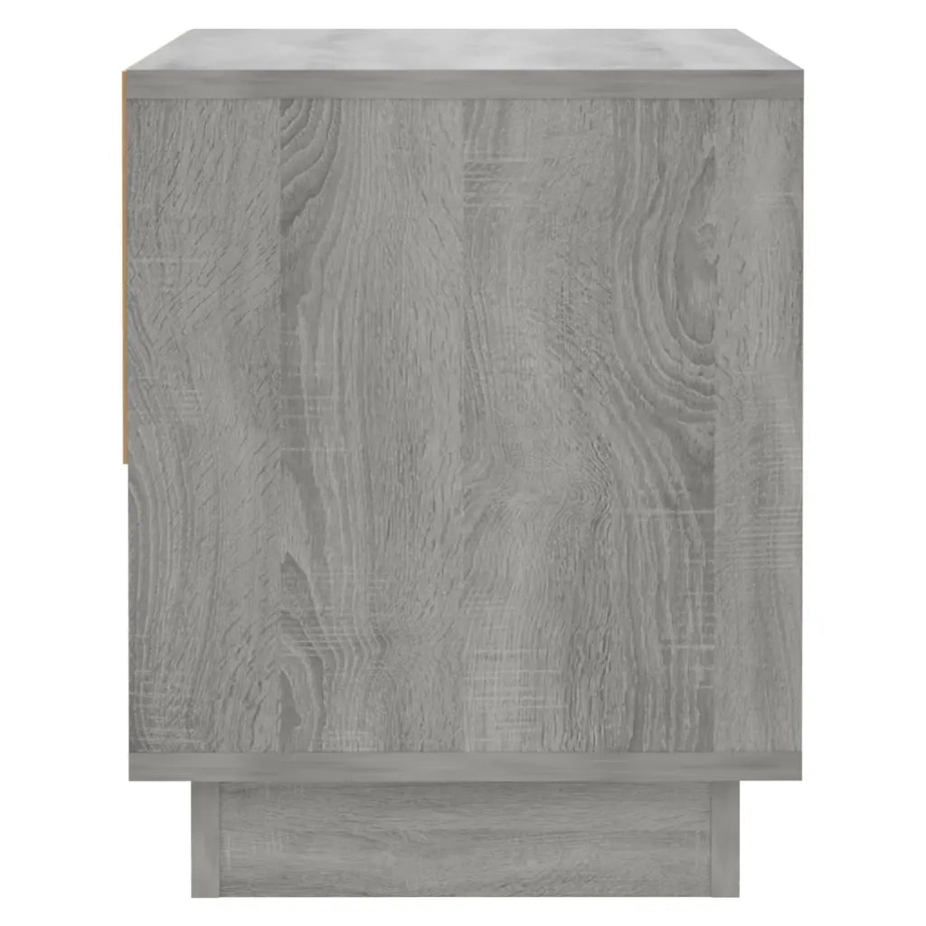 Comodini 2 pz-Set di 2 Tavolino da notte Grigio Sonoma 45x34x44 cm in Truciolato