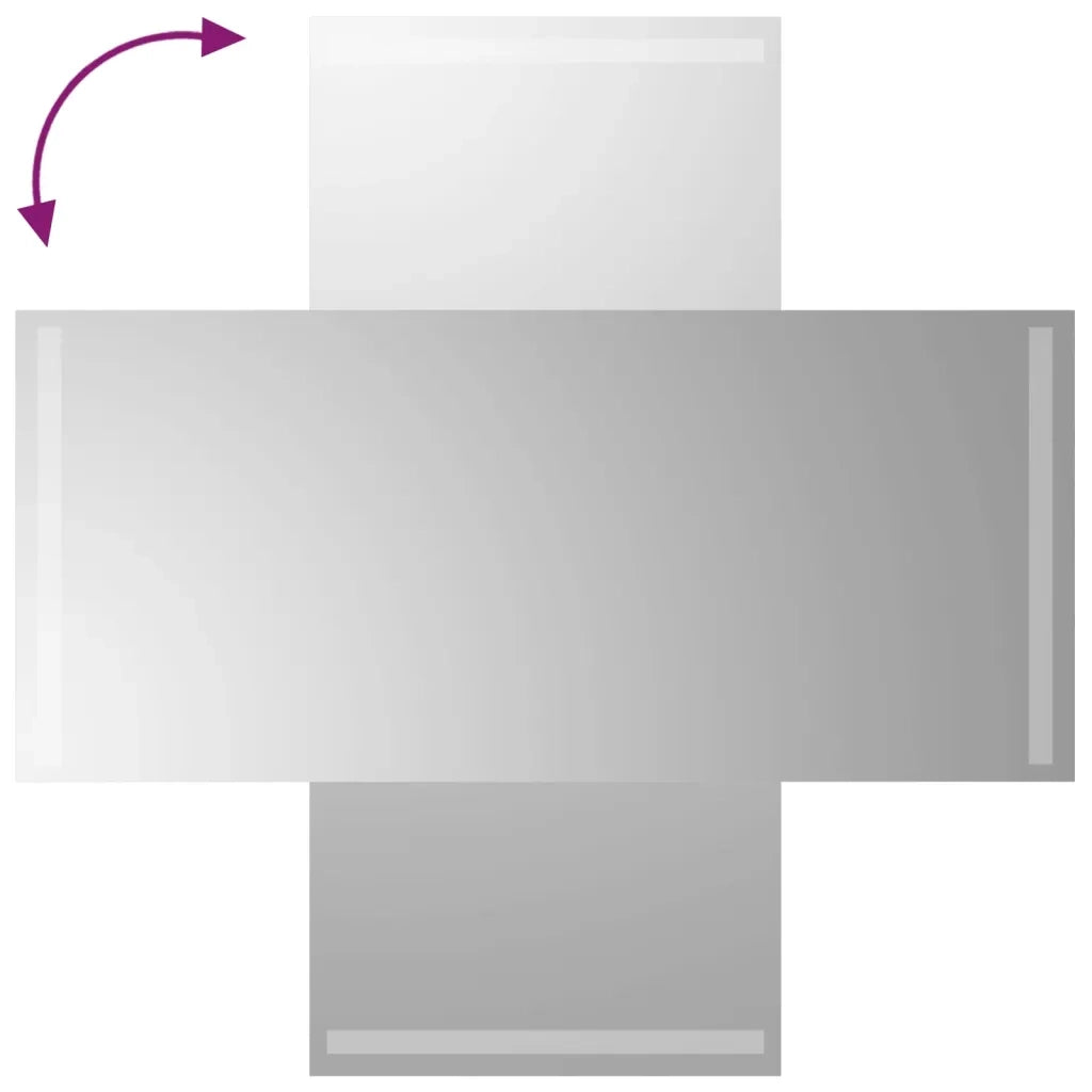 Specchio da Bagno con Luci LED 40x90 cm cod mxl 67643