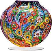 Kit di pittura a diamante per adulti - decorazione da tavolo - vaso di fiori - decorazione da scrivania - regalo di compleanno