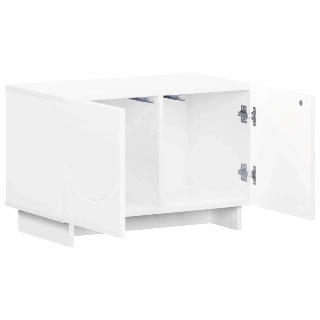 Supporto TV 60 x 34.5 x 40 cm Bianco Lucido 8011562
