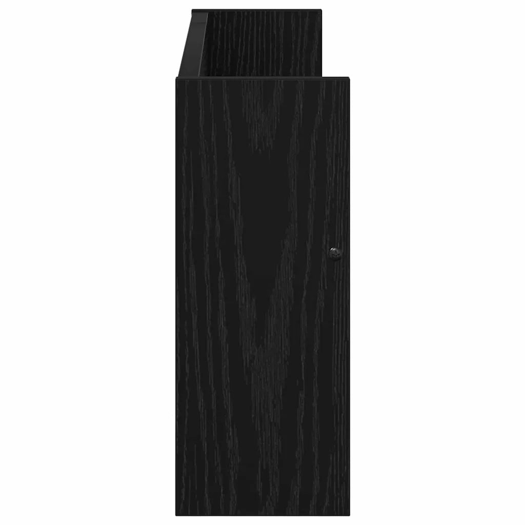 Scaffale per riviste Rovere Nero 60 x 12 x 30 cm CFW2323599