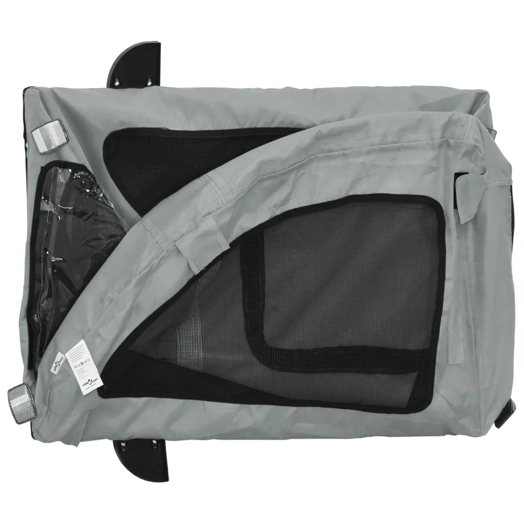 Rimorchio/carrello per animali domestici grigio 02_0044206