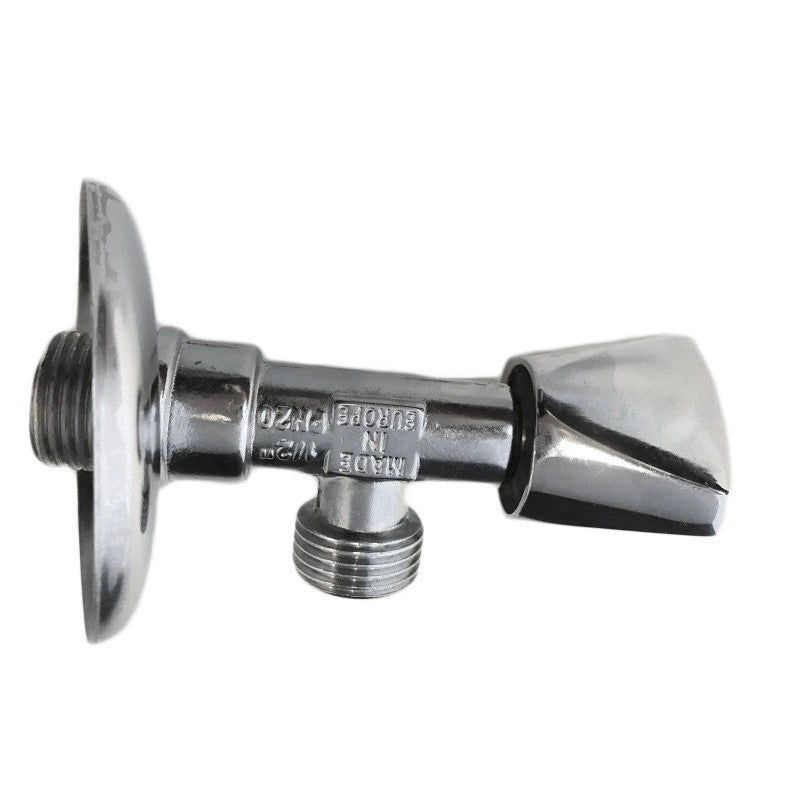Rubinetto per sottolavabo 1/2 x 1/2, tutto ottone pesante