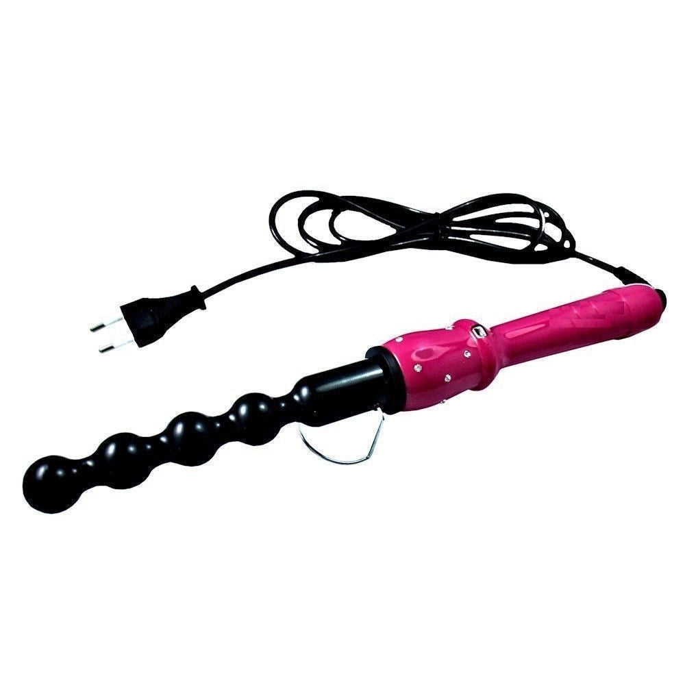 Trade Shop - Piastra A Sfere Termiche Per Capelli Ondulati Boccoli Onde Arricciacapelli 210° -