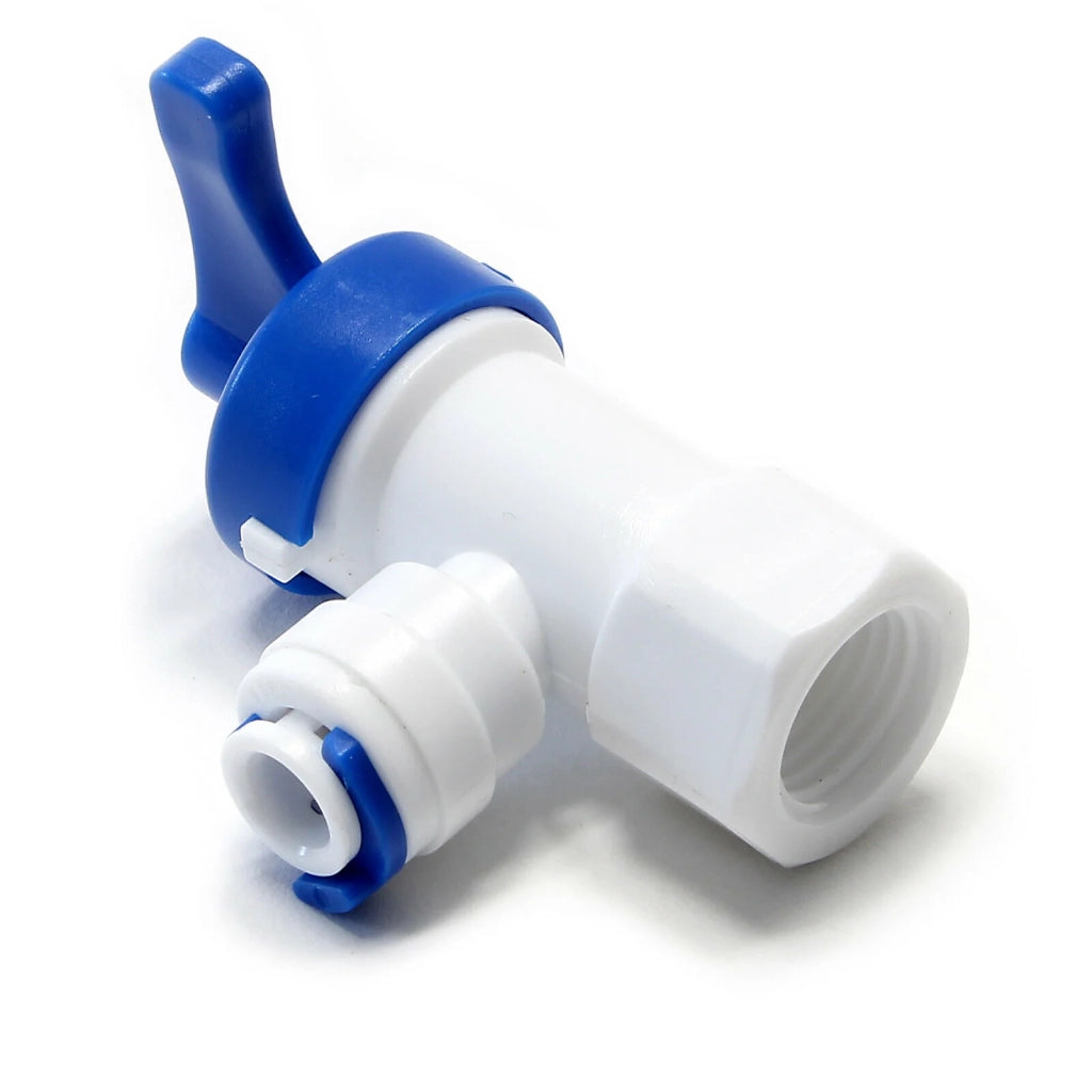 Adattatore per rubinetto acqua osmotica filettatura femmina 12,5 mm Valvola bypass serbatoio acqua 16_0002859