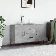Credenza-Buffet-Armadio da cucina Grigio Cemento 100x36x60 cm in Legno Multistrato 477779