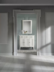 Madia grezza in legno 3 ante 3 cassetti l.105 p.42 h.101 (3085) - Mobili 2G