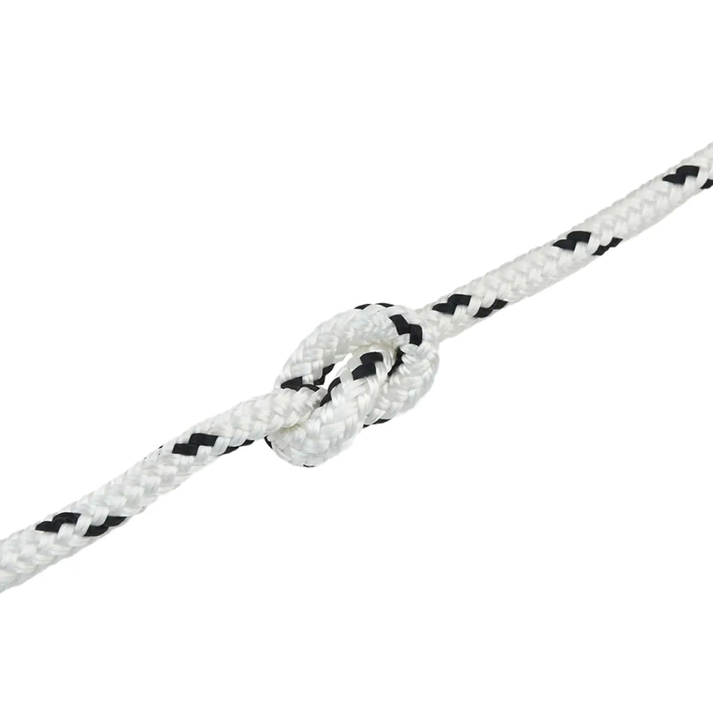 Corda da Barca 12 m 1 Bianco e Nero Poliestere 42029753