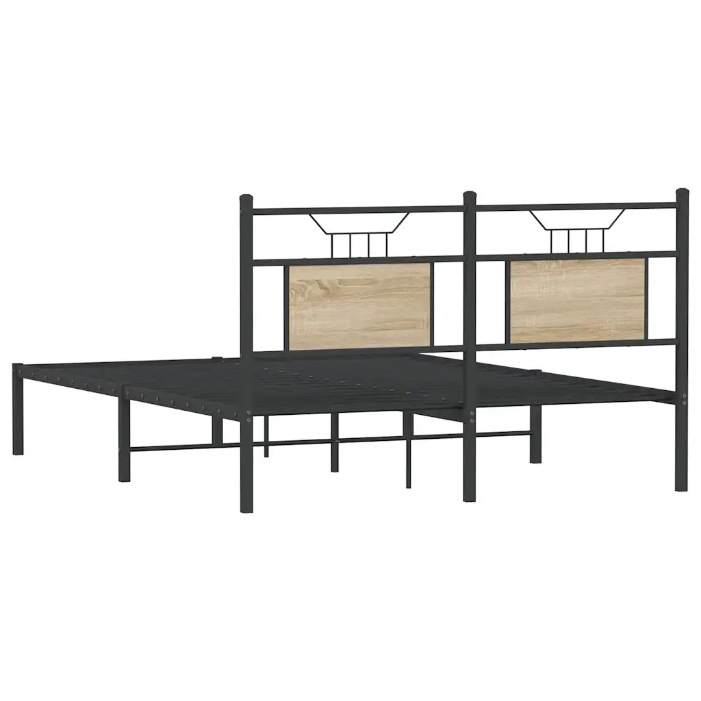Giroletto senza Materasso Rovere Sonoma 140x200cm in Truciolato 4106793