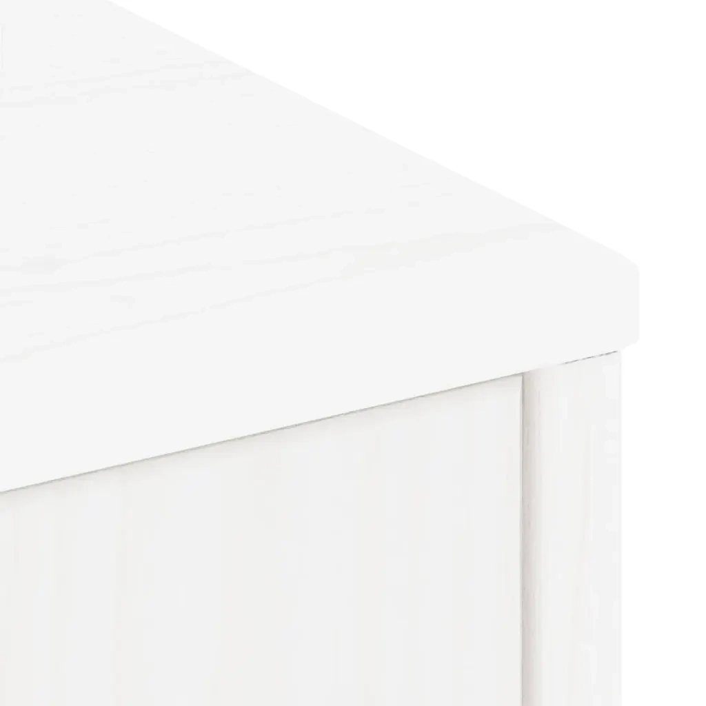 Armadietto Laterale con Cassetti ODDA Bianco 40x24x79 cm 4103598