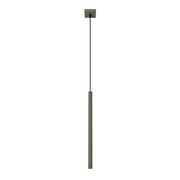 Lampada sospensione moderna oliva tubo 50cm G9 Velino