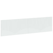 Testiera da Muro HOORN Bianco Legno ingegnerizzato 897365