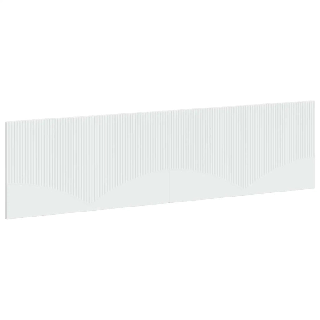Testiera da Muro HOORN Bianco Legno ingegnerizzato 897365