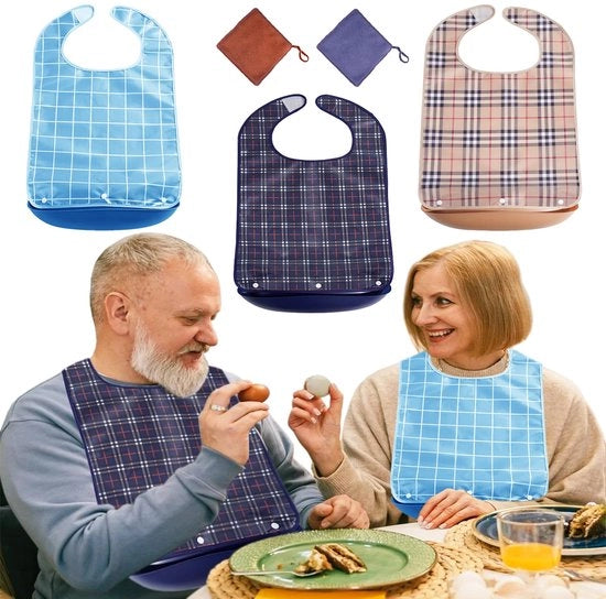 Pacchetto da 3 pezzi di guanti per adulti, guanti unisex per anziani, con cattura di polvere, lavabili in macchina e riutilizzabili