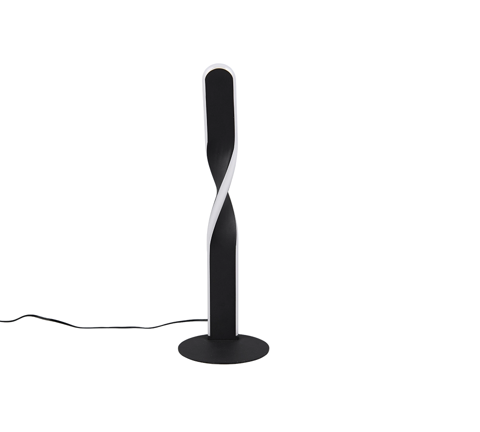 Lampada da tavolo LED, metallo, bianco, H 41 cm, Ginko