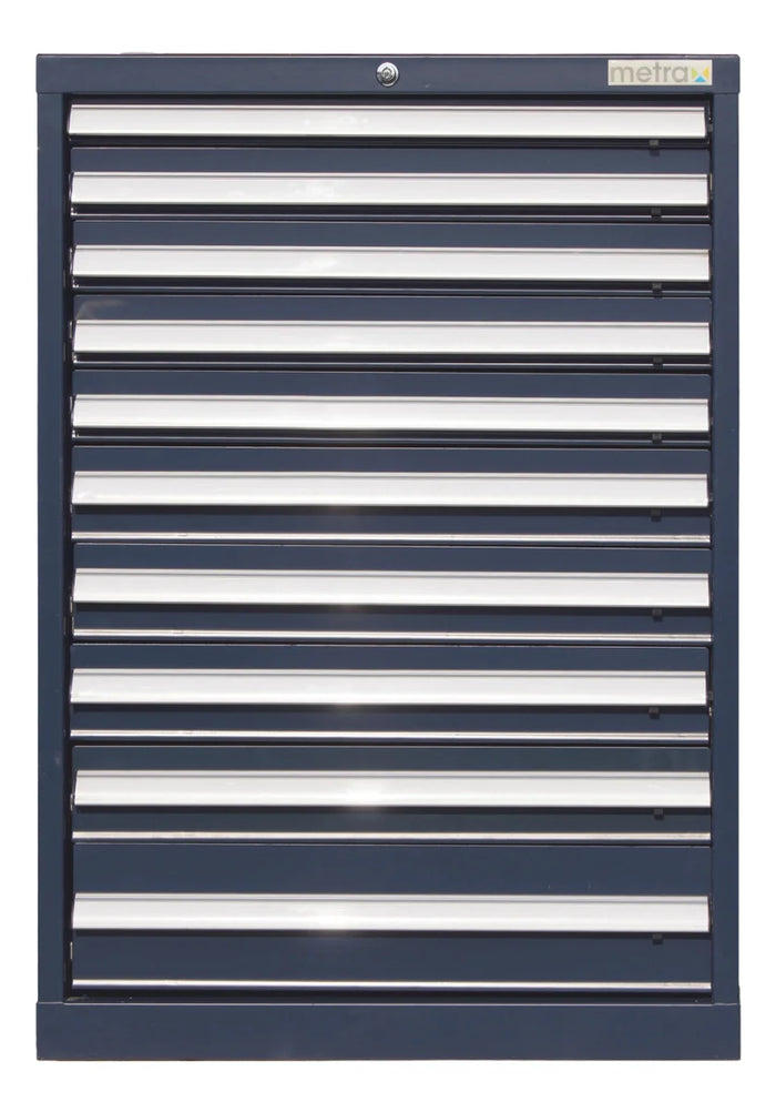 Mobiletto portautensili, cassettiera 10 cassetti, colore blu