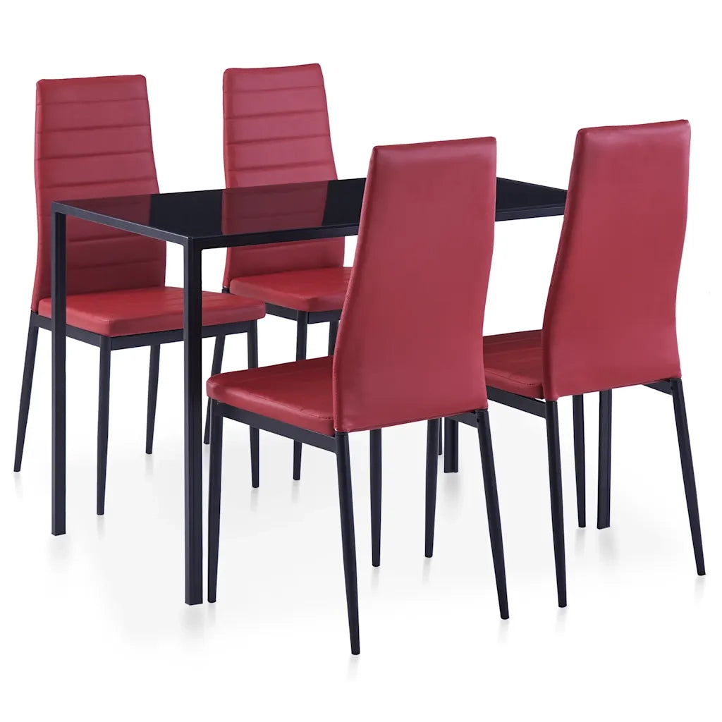 Set da Pranzo 5 pz Rosso Vino 281699